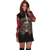 Native American Skull Hoodie Dress 006 - designfullprint