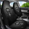 Universal-fit Polyester Fabric 3D Skull Car Seat Cover Set 011 - designfullprint