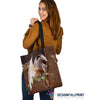 Gift For Dragon Lover Flower Dragon Tote Bag HG