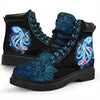 Blue Mandala And Flowers Boot Love Octopus All-Season Boots Octopus Boot HG