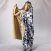 Ultra Soft Wool 3D Skull Hooded Blanket 001 - designfullprint