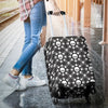 Washable Spandex Skull Print Luggage Cover 003 - designfullprint