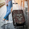 Skull 3D Art Luggage Cover 005 - designfullprint