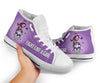 Skull Gift Purple Cancer Awareness Sugar Skull Girl Shoes