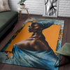 Black Pride African American History Black is Beautiful Area Rug Afro Proud