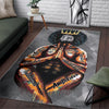 Black Pride Black King Powerful Intelligent Power Ambitious Rectangular Rug LN