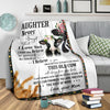 Mom to Daughter Farm Cow Premium Blanket