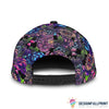 Skull Gift Gift For Hippie Flower Skull And Mandala Party Snapback Hat HG