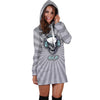 Rock Me Hoodie Dress For Skull Lovers and Music Freaks