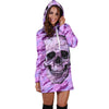 Skull Gift Violet Camo Skull Hoodie Dress