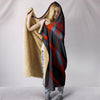 Black and red skull Hooded Blanket