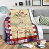 Gift For Veteran Mom Mother Day Gift Mom to Son Armed Force Veteran Premium Blanket