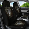 Universal Fit Polyester Fabric 3D Skull Car Seat Cover Set 006 - designfullprint