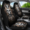 Universal Fit Polyester Fabric 3D Skull Car Seat Cover Set 007 - designfullprint