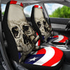 Flag Skull Car Seat Cover