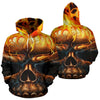 Skull Flames Hoodie - designfullprint