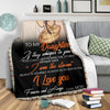Gift For Mom Mother Day Gift Native American Mother And Daughter Mom to Daughter Quotes To Daughter Fleece Blanket