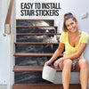 Skull Gift Skull Stair Riser Decals Gift For Hippie