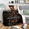 Black Pride Gift For Mom Daughter to Mom Black Premium Blanket Daughter To Mom Blanket