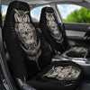 Universal Fit Polyester Fabric 3D Skull Car Seat Cover Set 009 - designfullprint