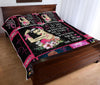 Pink Warrior Quilt Bed Set