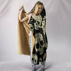 Sugar Skull Hooded Blanket - designfullprint