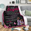 Gift For Mom Mom to Daughter Breast Cancer Warrior Premium Blanket