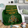Irish Shop Wife to Husband Irish Trinity Blanket