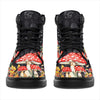 Gift For Hippie Black Mushroom Boots Mushroom Shoes