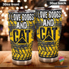 I Love Boobs And Caterpillar Tumbler LN Gifts For Cat Lovers