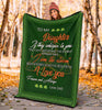 Irish Shop Gift For Dad Irish Dad to daughter Premium Fleece Blanket