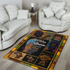 Black Pride Black Golden Area Rug Black Proud And Educated Black Pride