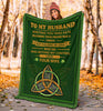 Irish Shop Wife to Husband Irish Trinity Blanket
