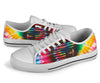 Medical Tie Dye Flag Low Top Shoes