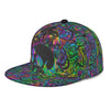 Skull Gift Color Explosion Skull Snapback Hat HG