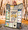 Chicken Rooster Hen Knowledge Blanket HG