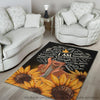 Black Pride Courageous Black Girl Rug LN Black And Proud 365 Black History Afro Proud