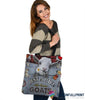 Just A Girl Who Love Goat Tote Bag HG Gift For Farmer
