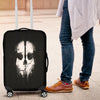 Skull Black & White Luggage Cover - designfullprint