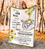 Gift For Elephant Lover Gift For Mom Mom to Son Elephant Flower Blanket