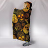 Ultra Soft Wool 3D Skull Hooded Blanket 002 - designfullprint