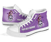Skull Gift Fight Like A Warrior Purple Sugar Skull Girl Cancer Awareness Shoes