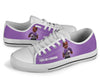Fight Like A Warrior Melanin Purple Cancer Awareness Shoes