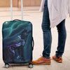 Washable Spandex Galaxy Wolf Print Luggage Cover 004 - designfullprint
