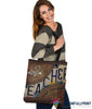 Gift For Teacher Teacher Gifts Leather Pattern Print Tote Bag HG