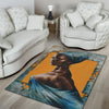 Black Pride African American History Black is Beautiful Area Rug Afro Proud