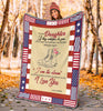 Gift For Army Gift For Mom Mom to Daughter Airforce Premium Blanket