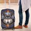 Washable Spandex Wolf Dreamcatcher Print Luggage Cover 003 - designfullprint