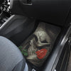3D Skull design Universal-Fit Car Mat - Sugar Skull Skull and Rose (Set of 04) - designfullprint