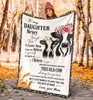 Gift For Mom Mom to Daughter Farm Cow Premium Blanket Gift For Farmer